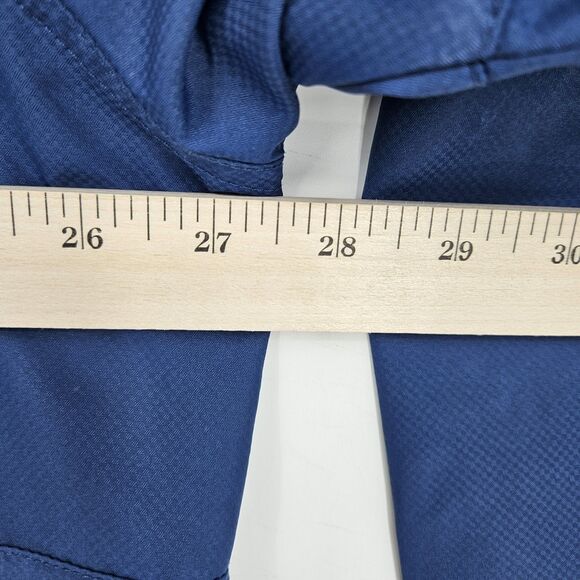 GameGuard Shirt Mens 2X 1024 Caviar Pockets Long Sleeve Blue Button‎ Up FLAWS - Picture 11 of 13